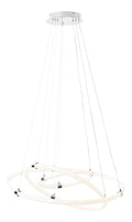 Solution lumineuse Blanc et Ambre au dessin sobre en format suspension JNP-788