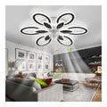 Plafonnier Noir et Blanc a presence elegante et lumiere agreable 4Z-1701