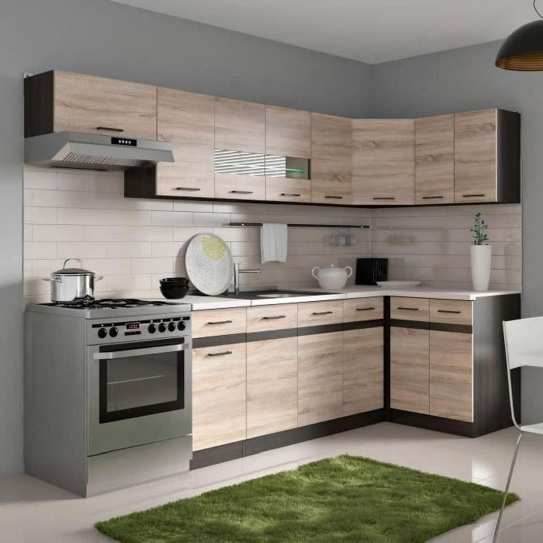 Rangement de dossiers reglable finition bois blanc