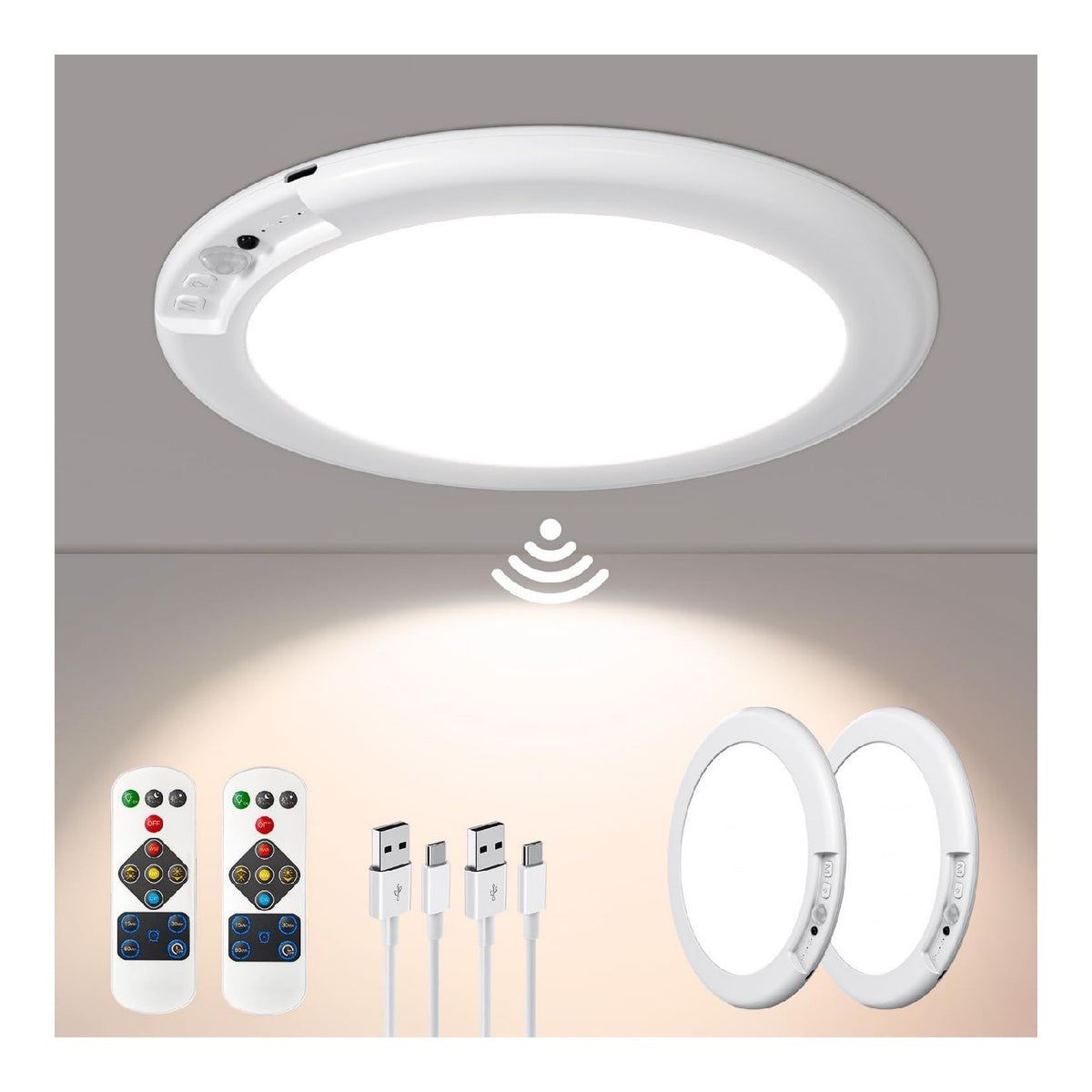 Solution lumineuse Ambre au dessin sobre en format plafonnier 3000 K
