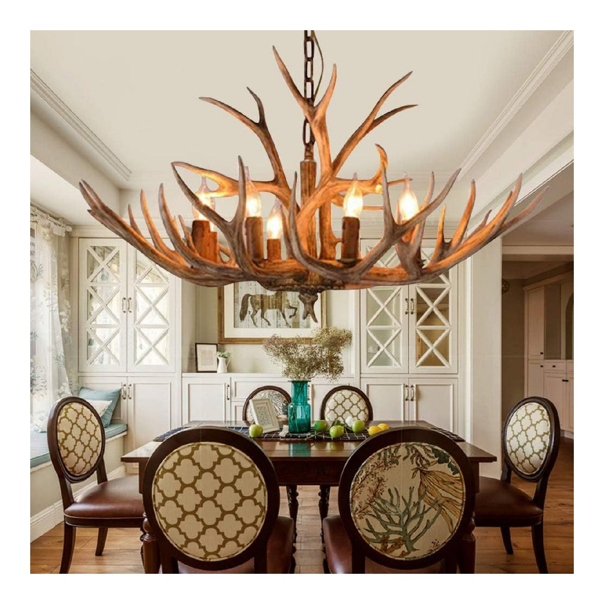 Lustre decoratif Ambre avec diffusion lumineuse harmonieuse JP-8083