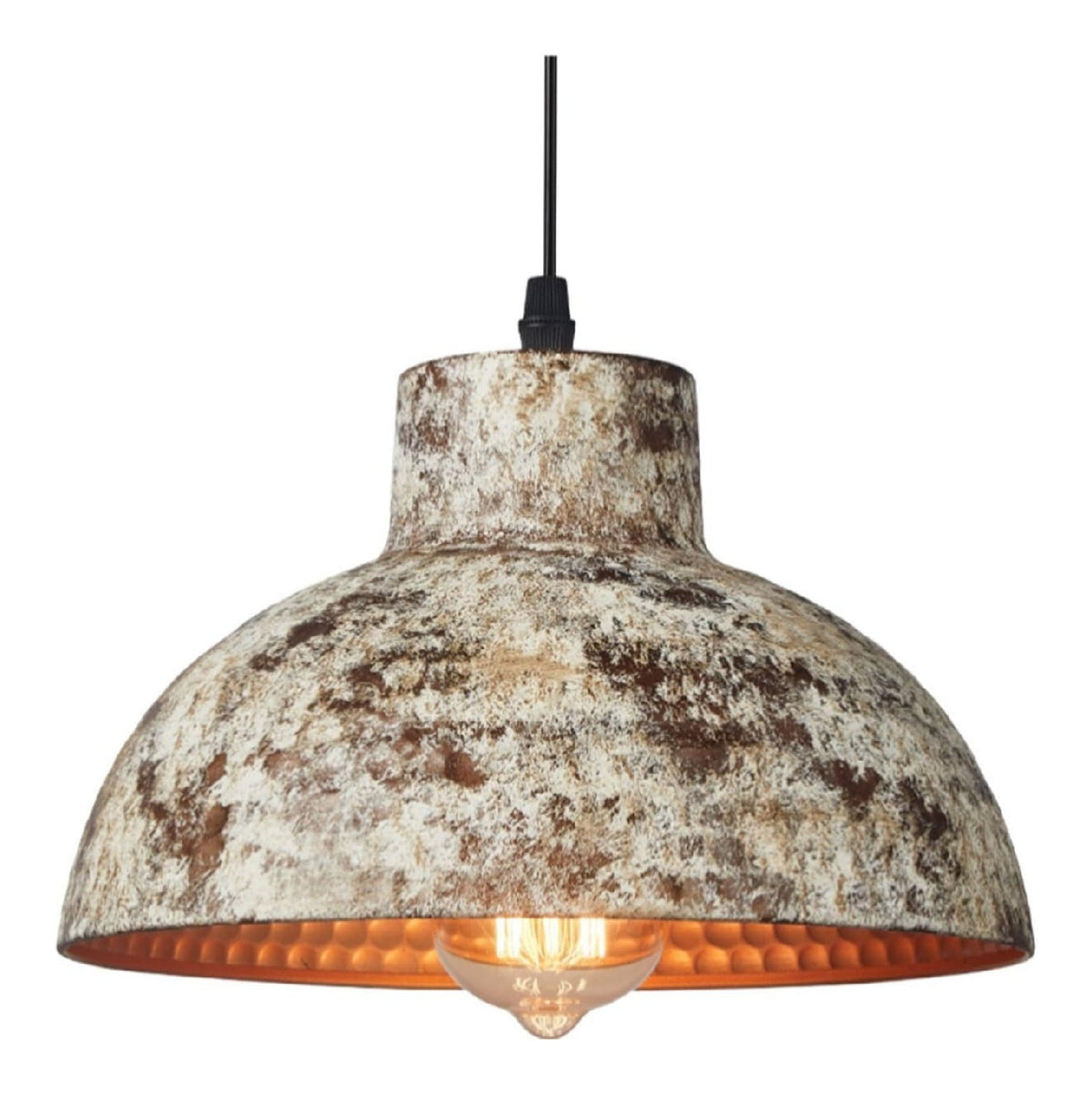 Eclairage Dore et Ambre contemporain en version lustre 60 W E27
