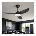 Lustre Noir et Blanc a presence elegante et lumiere agreable 3000K Y7-9614