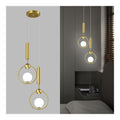 Suspension Ambre au style moderne avec conception fonctionnelle