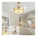 Solution lumineuse Blanc et Ambre au dessin sobre en format lustre YL-7278