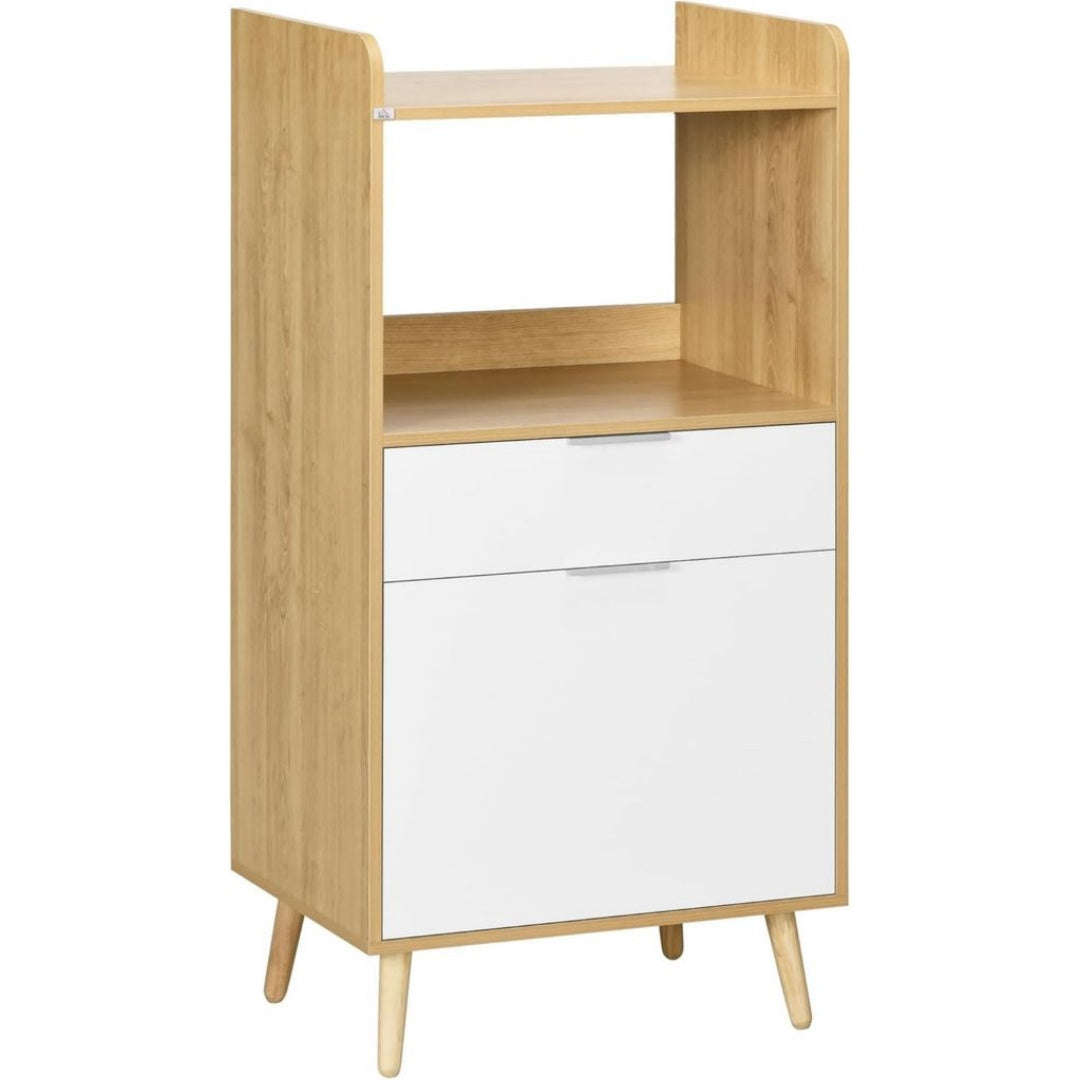 Tables finition bois structure metal marron