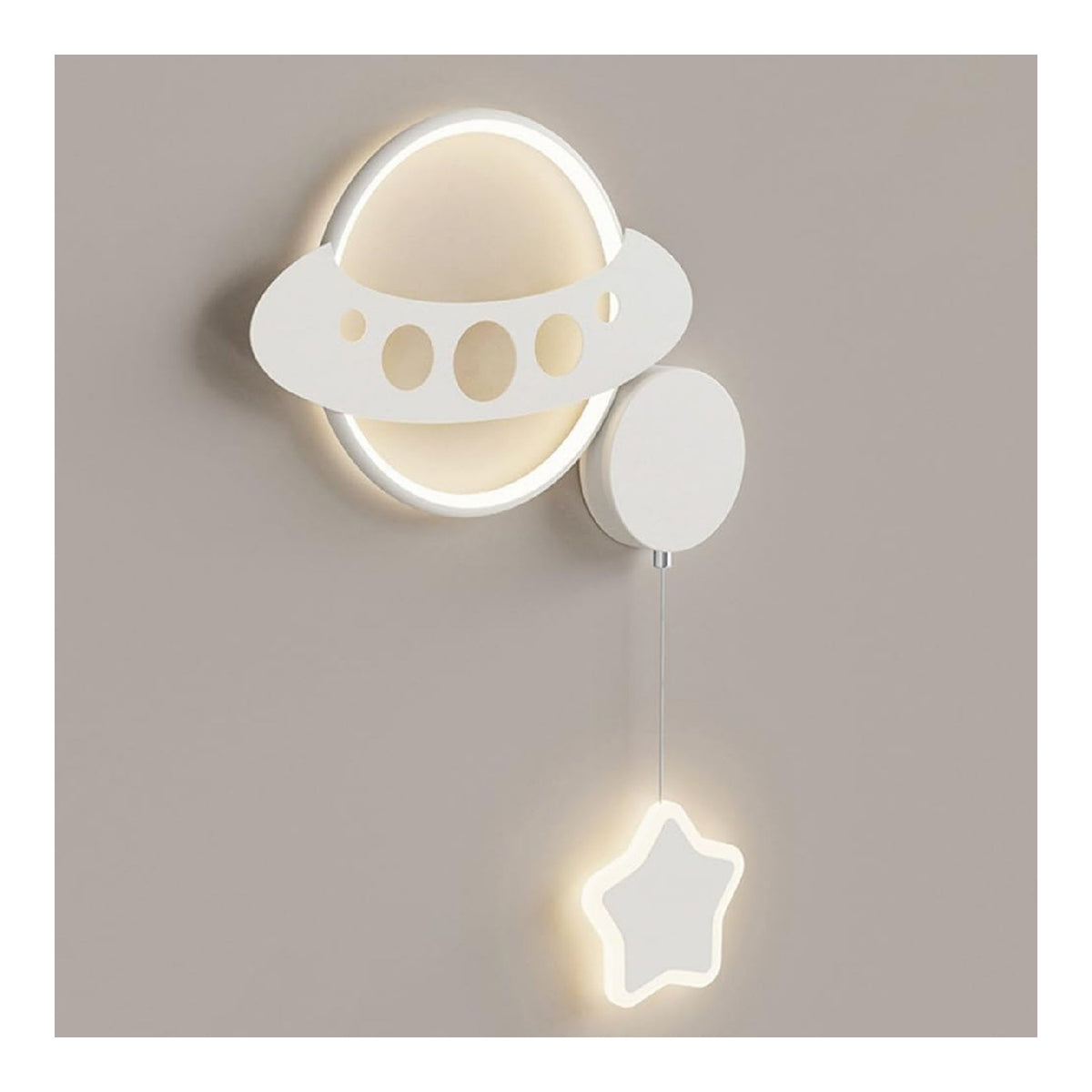 Applique murale Blanc et Ambre a presence elegante et lumiere agreable XV-3574