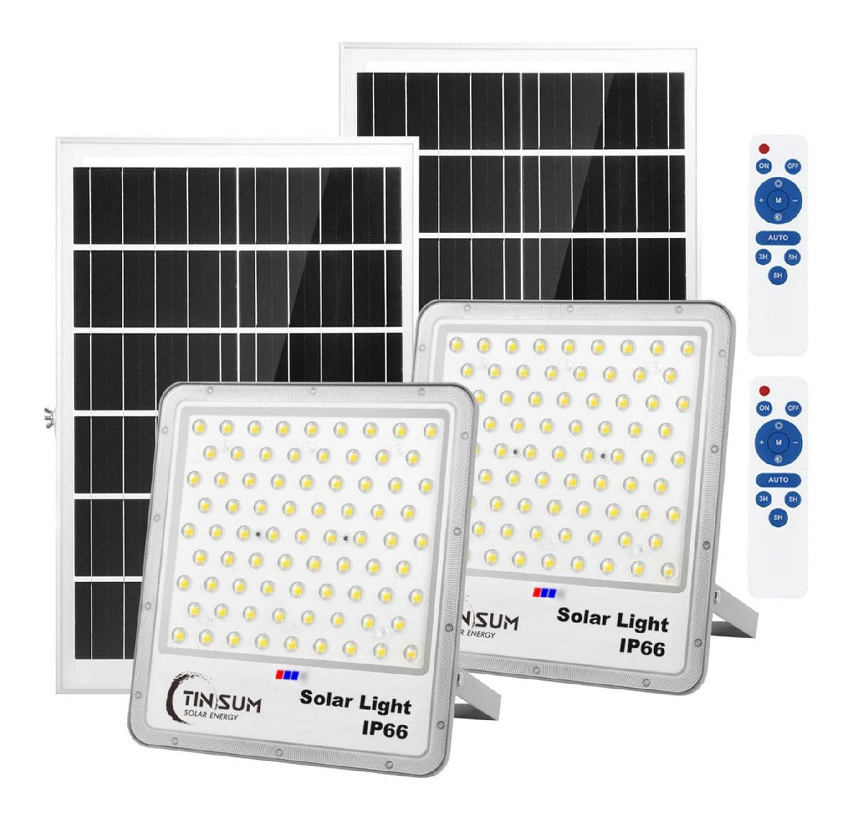 Luminaire Blanc et Rouge a presence elegante et lumiere agreable 600 W IP67