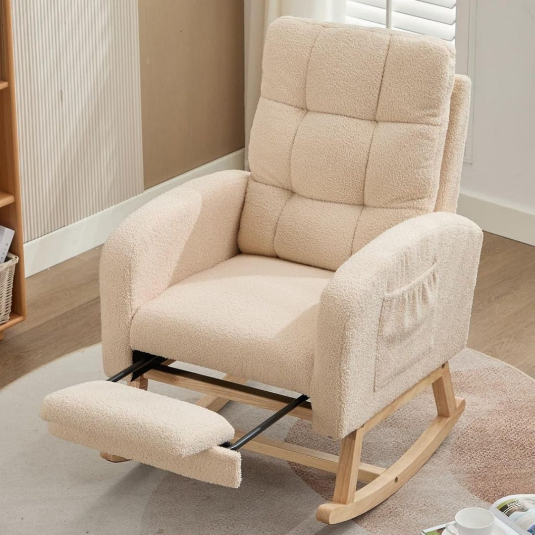 Fauteuils finition bois structure metal dore