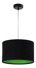 Eclairage Noir et Vert contemporain en version suspension 60 W IP20