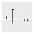 Suspension decoratif Noir et Blanc avec diffusion lumineuse harmonieuse 6000K