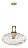 Luminaire Ambre et Bronze a silhouette graphique de type suspension 60W E27