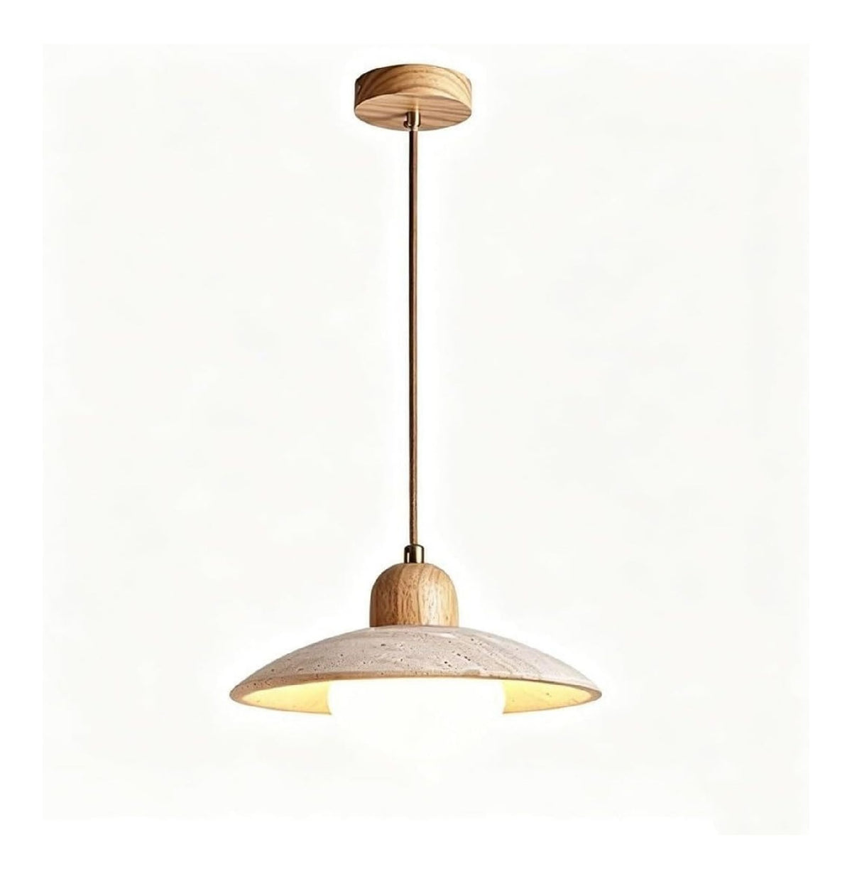 Solution lumineuse Vert au dessin sobre en format suspension