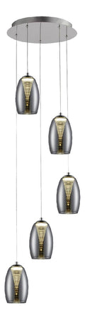 Suspension decoratif Blanc avec diffusion lumineuse harmonieuse 5W
