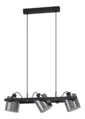 Eclairage Noir contemporain en version suspension 40 W E27