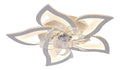 Suspension Blanc et Rouge a presence elegante et lumiere agreable 100W 6500 K