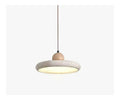 Suspension Ambre et Vert aux lignes epurees avec eclairage confortable 36-8892