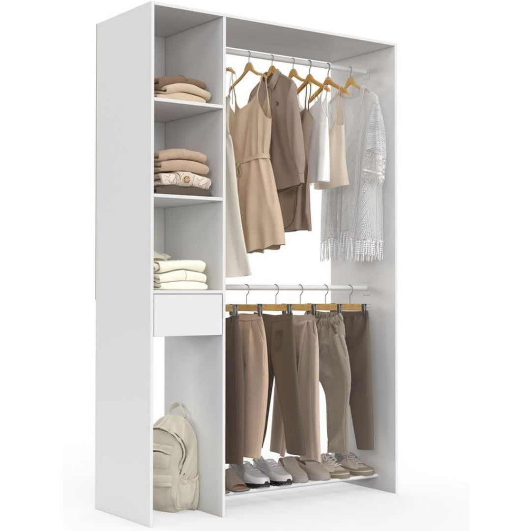 Buffets, credences et vaisseliers avec tiroirs reglable blanc variante 2734