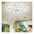 Lustre Noir et Blanc aux lignes epurees avec eclairage confortable 92W 3000 K
