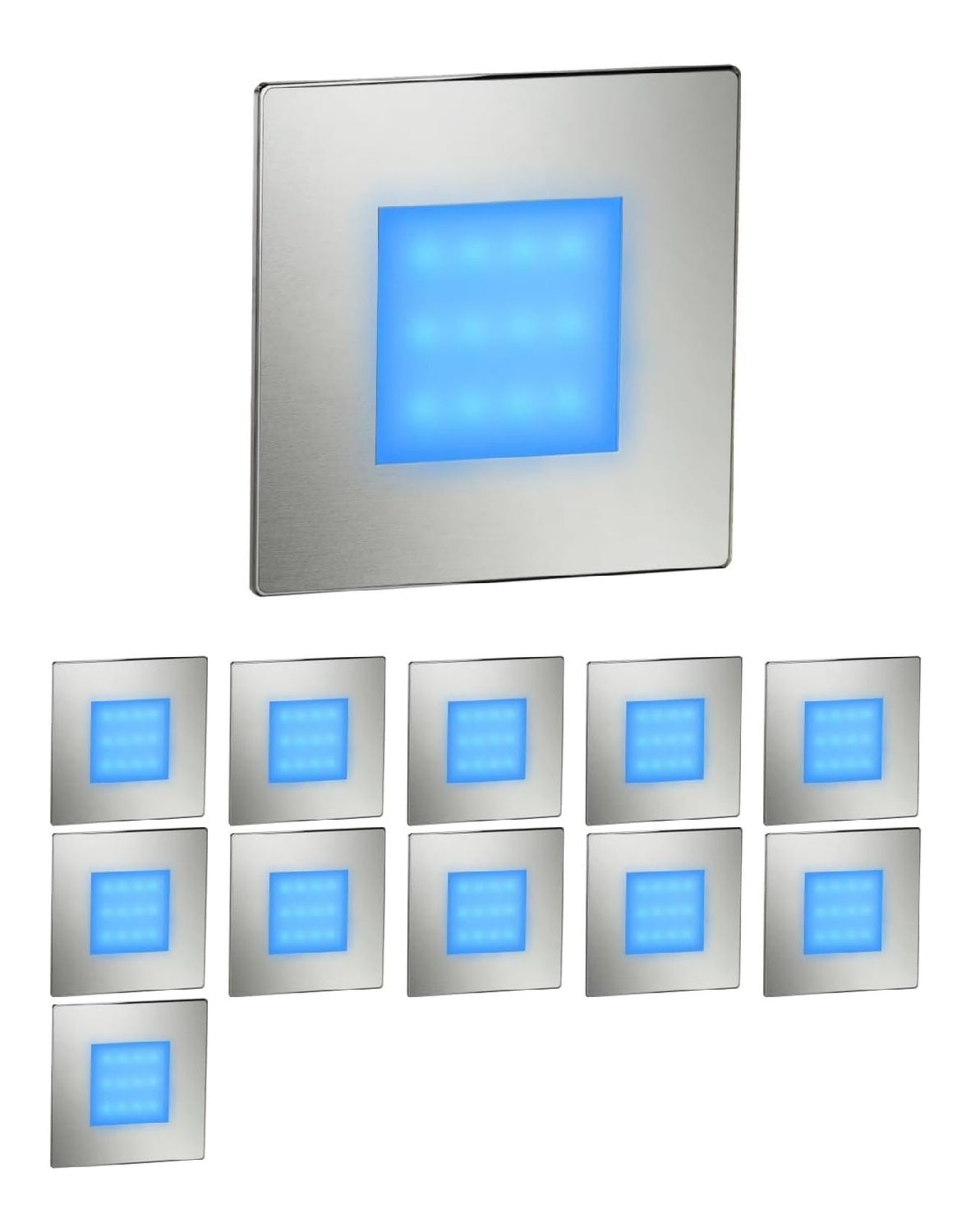 Applique murale Bleu et Rouge au style moderne avec conception fonctionnelle IP65