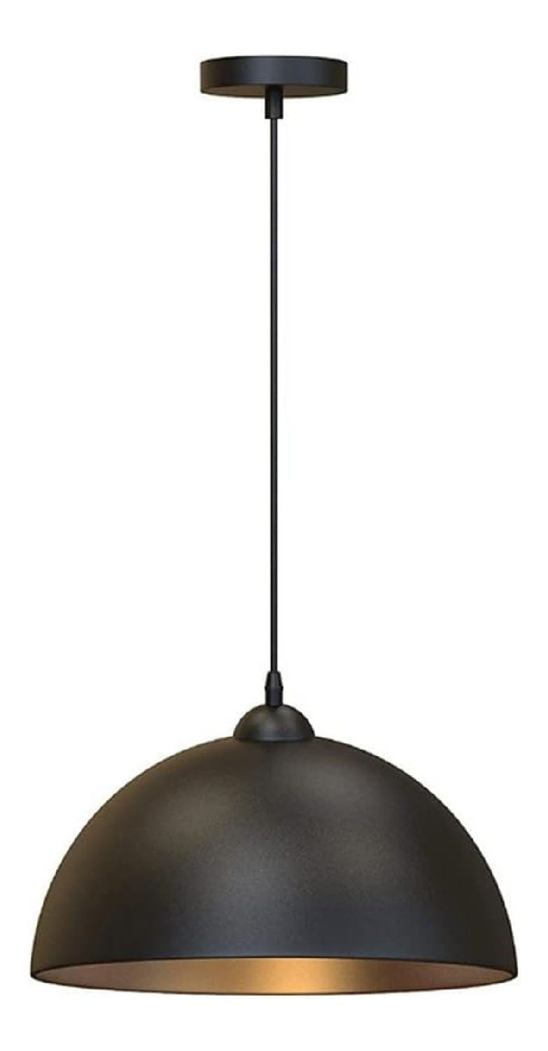 Luminaire Noir a silhouette graphique de type suspension 60 W E27 KR-9251