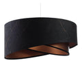 Luminaire Noir et Rouge a silhouette graphique de type suspension 60 W IP20
