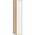 Meubles colonnes reglable structure metal blanc