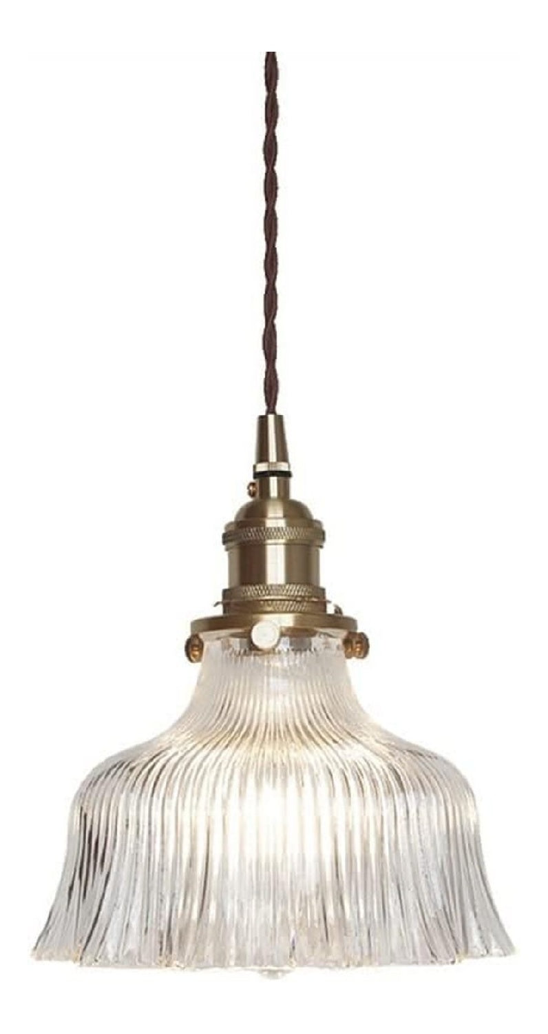 Suspension Ambre aux lignes epurees avec eclairage confortable 60 W E27 KG-9314