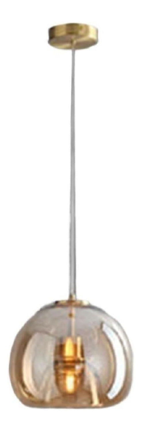 Eclairage Ambre et Transparent contemporain en version suspension E27 71-9313