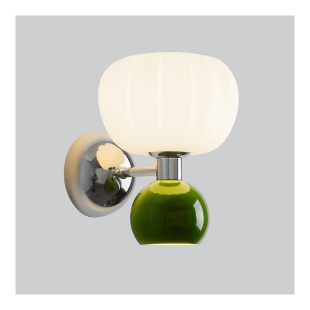 Applique murale Blanc et Ambre a presence elegante et lumiere agreable 40 W