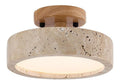 Plafonnier Blanc et Ambre au style moderne avec conception fonctionnelle 23-4206