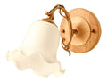 Applique murale decoratif Blanc et Dore avec diffusion lumineuse harmonieuse CQ-9431