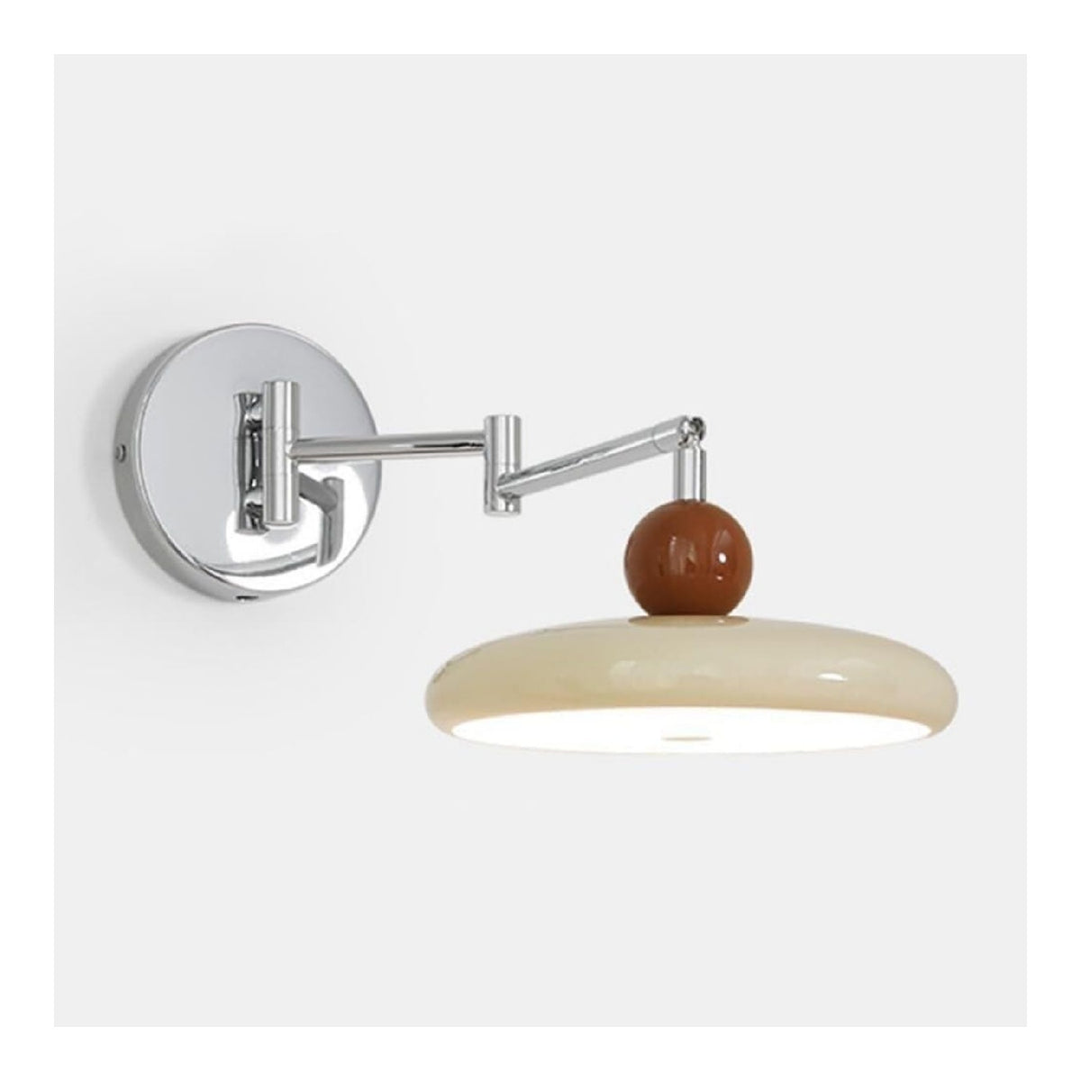Applique murale Noir et Blanc a presence elegante et lumiere agreable 20 W 3000K