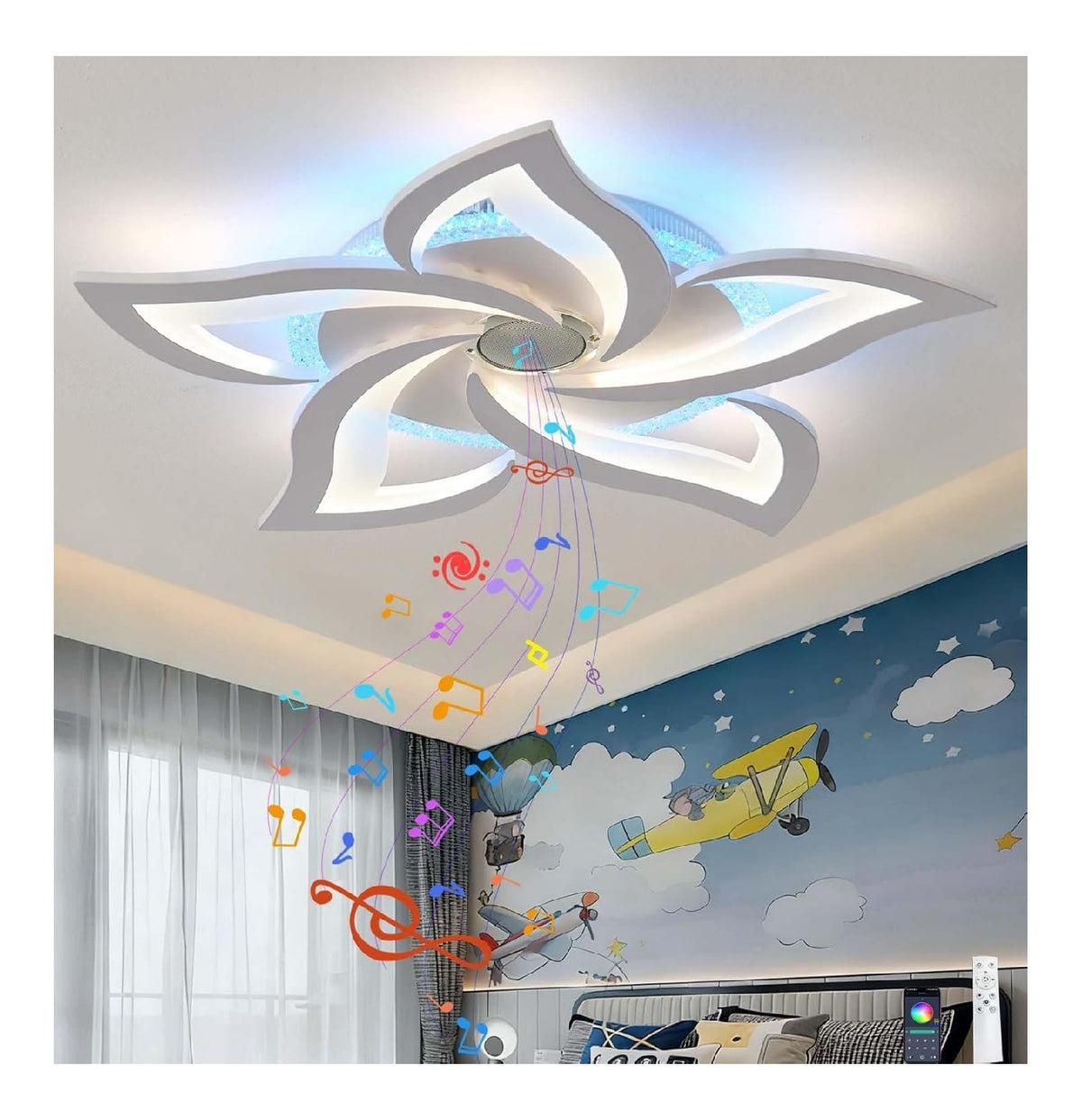 Solution lumineuse Blanc et Ambre au dessin sobre en format lustre