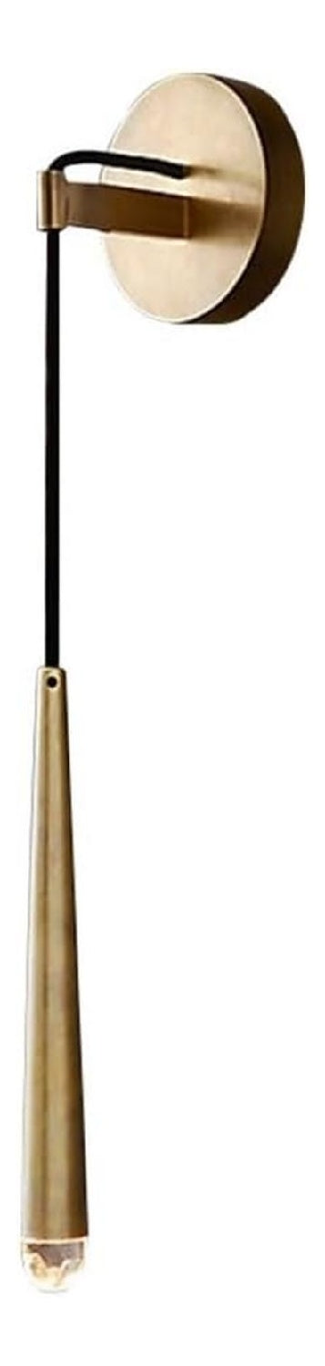 Applique murale Blanc et Dore au style moderne avec conception fonctionnelle 3000K