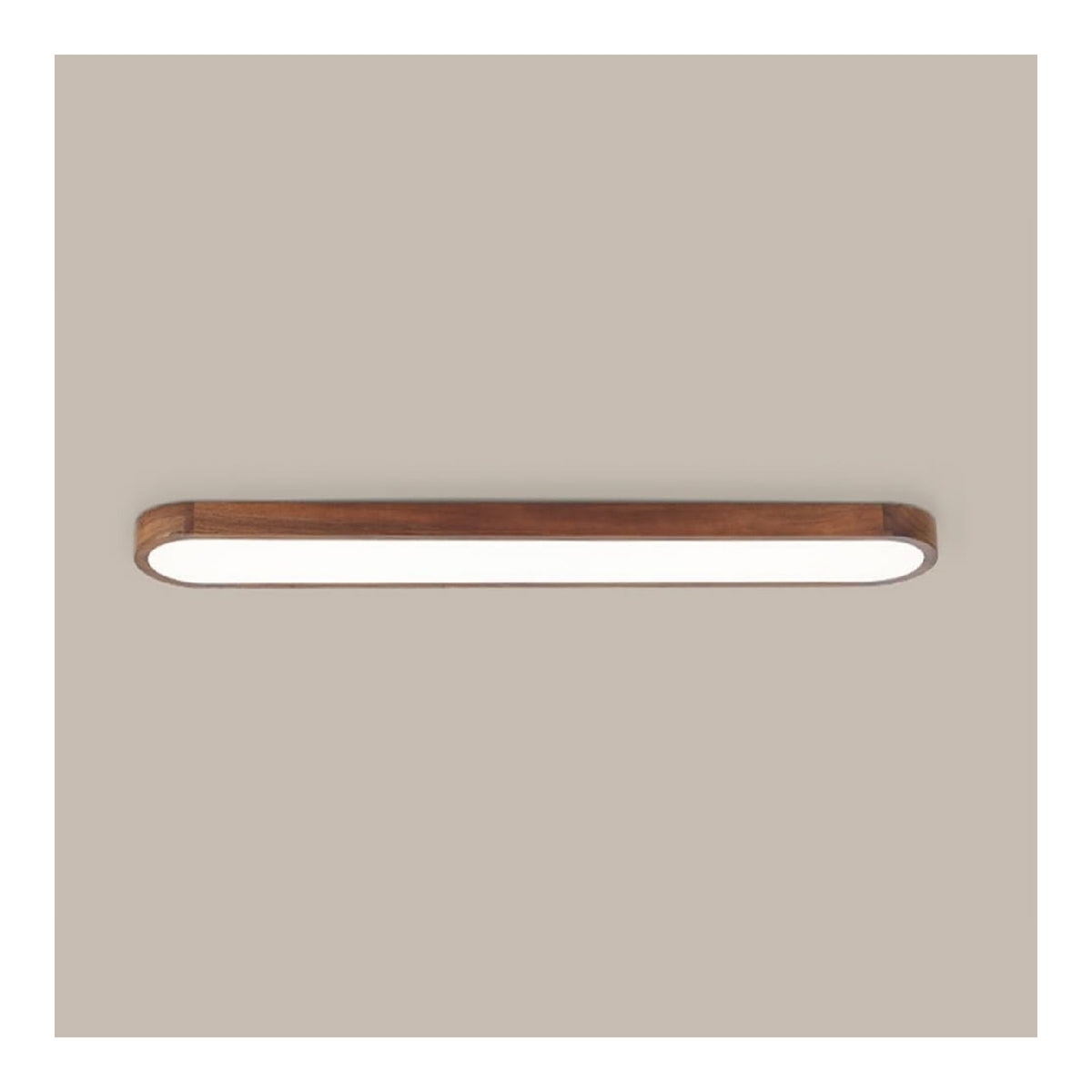 Suspension Ambre aux lignes epurees avec eclairage confortable 48 W