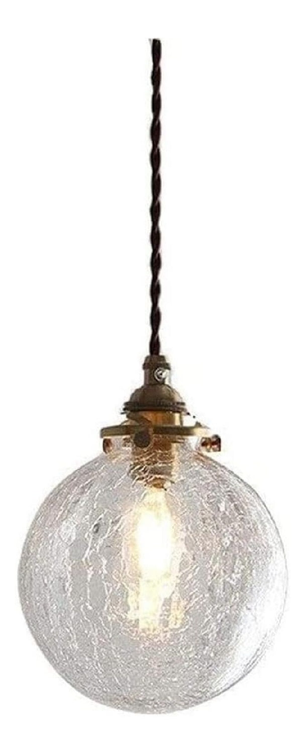 Suspension Ambre aux lignes epurees avec eclairage confortable 60 W E27 BR-8771