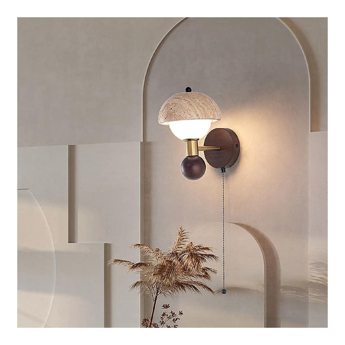 Applique murale Blanc et Ambre au style moderne avec conception fonctionnelle