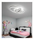 Solution lumineuse Blanc et Ambre au dessin sobre en format lustre 52W