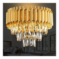 Eclairage Dore et Ambre contemporain en version lustre E14