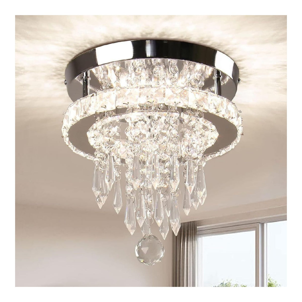 Suspension Blanc et Ambre au style moderne avec conception fonctionnelle 3000 K